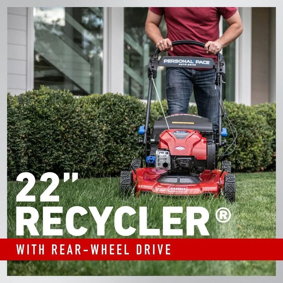 Toro Recycler with Personal Pace 22-in Gas Self-propelled lawn mower with 163-cc Briggs and Stratton Engine - Image 5